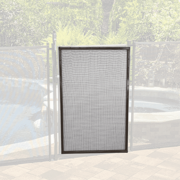 Pool Fence Gate Frame for a Self-Closing Gated Entry