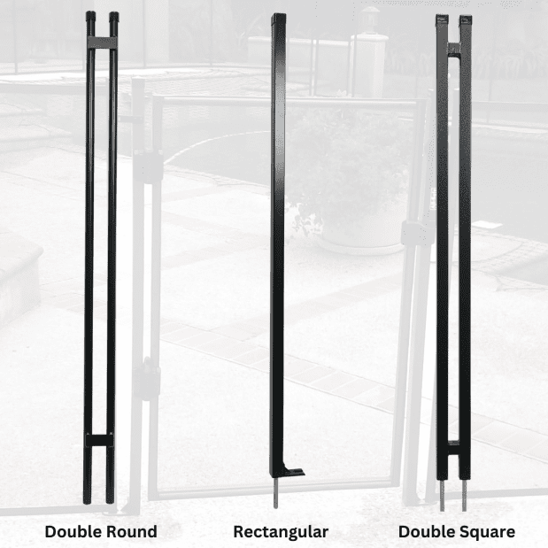 Pool Fence Gate Post Options